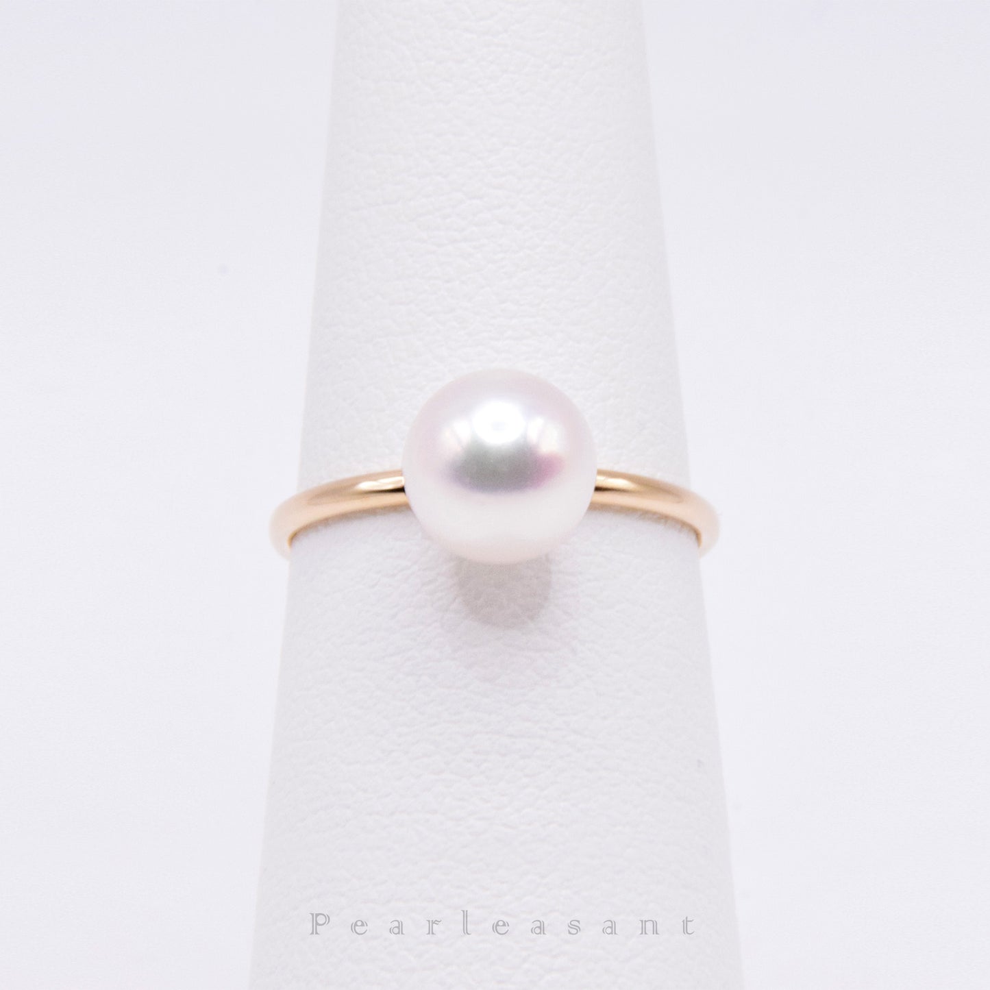 Sale Final - Hanadama Grade Lumiére 7.5-8.0mm White Akoya Pearl Slim Band