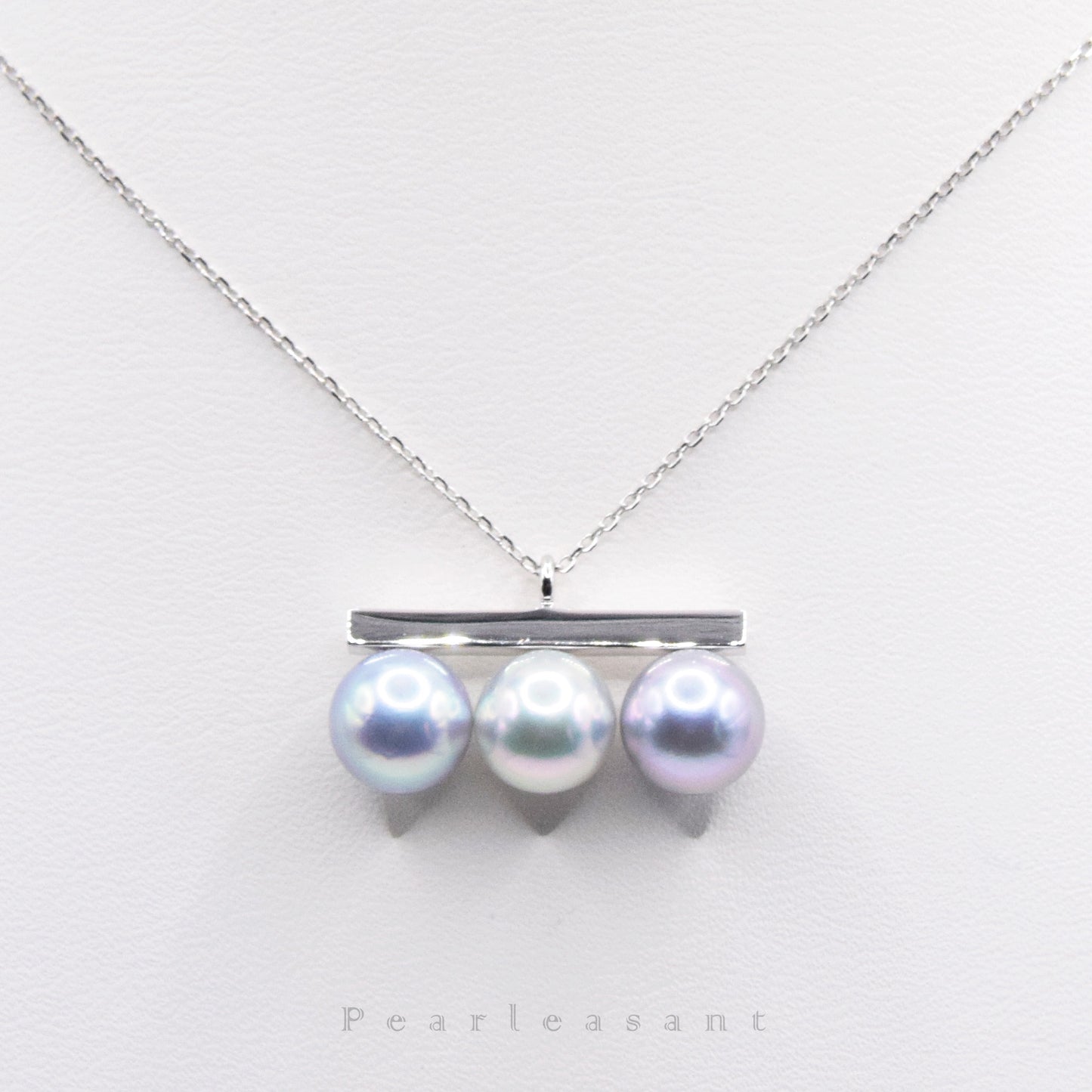Sale Final - Madama Orient Color 5-star Grade Blue Akoya Pearl Balance Pendant