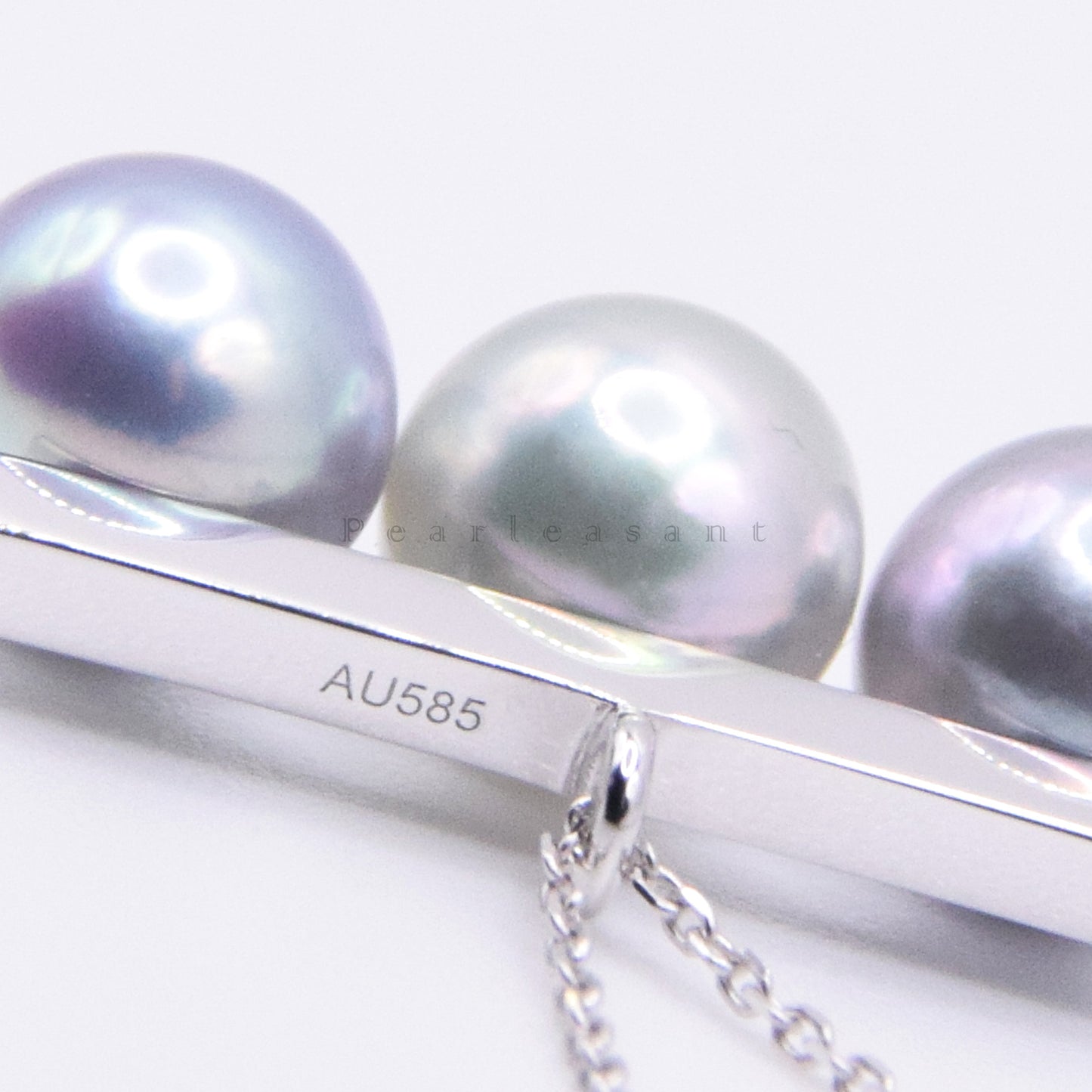 Sale Final - Madama Orient Color 5-star Grade Blue Akoya Pearl Balance Pendant