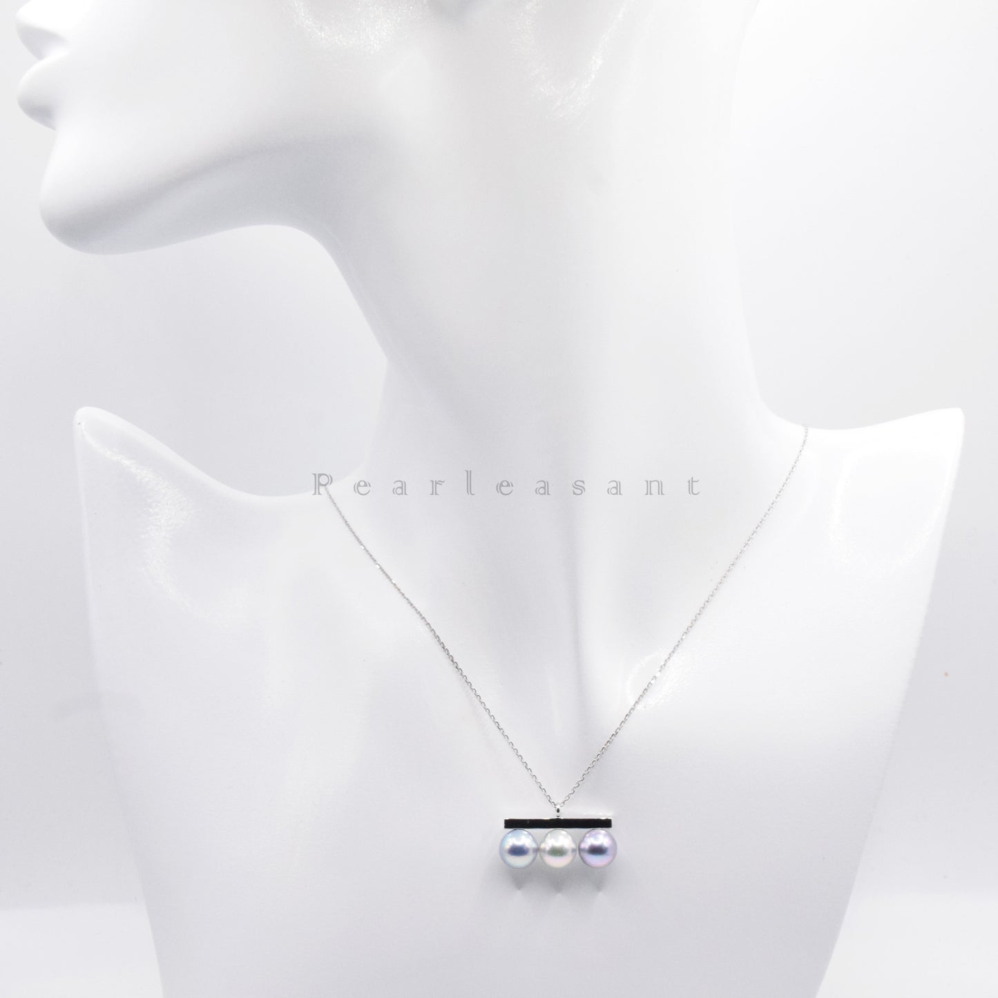 Sale Final - Madama Orient Color 5-star Grade Blue Akoya Pearl Balance Pendant