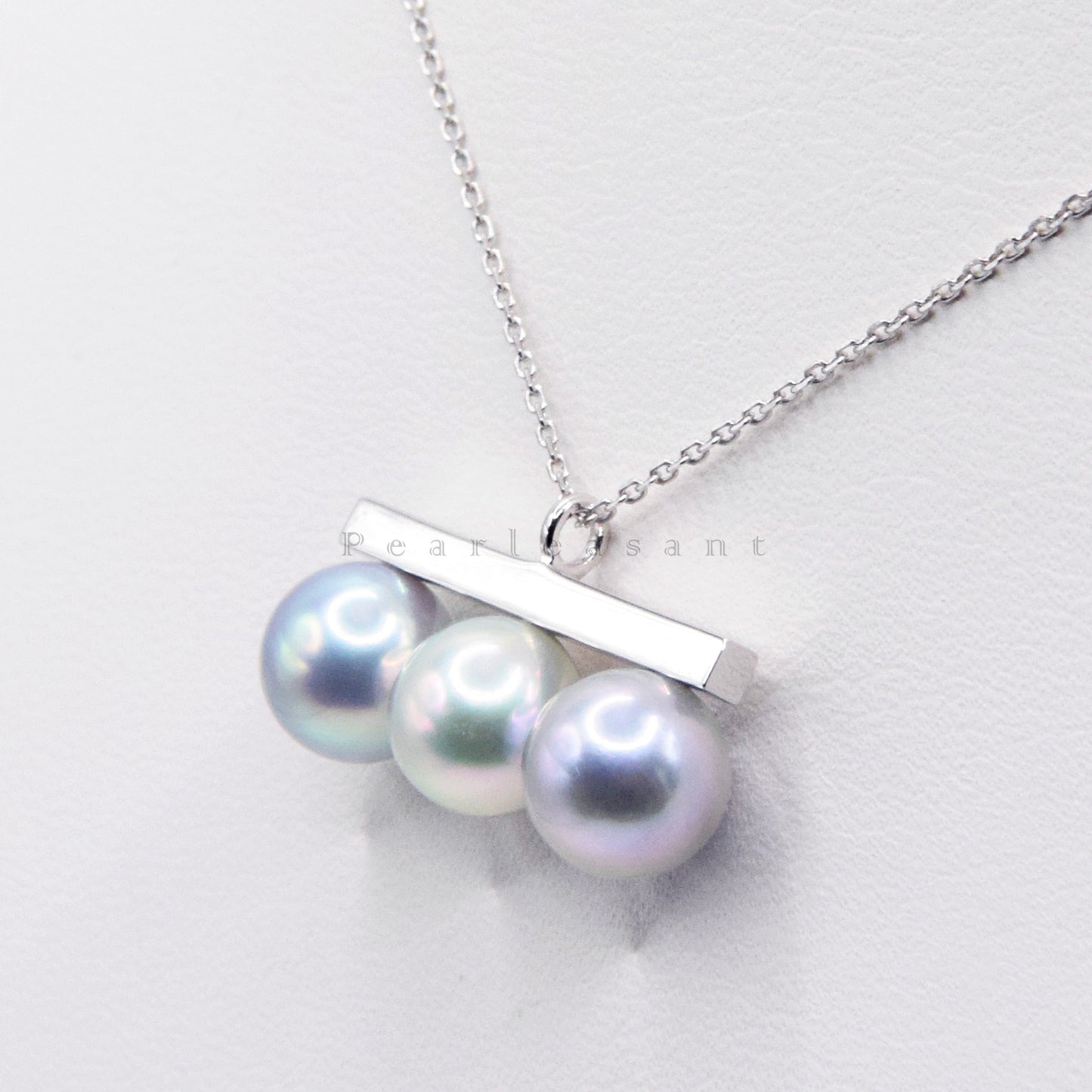 Sale Final - Madama Orient Color 5-star Grade Blue Akoya Pearl Balance Pendant