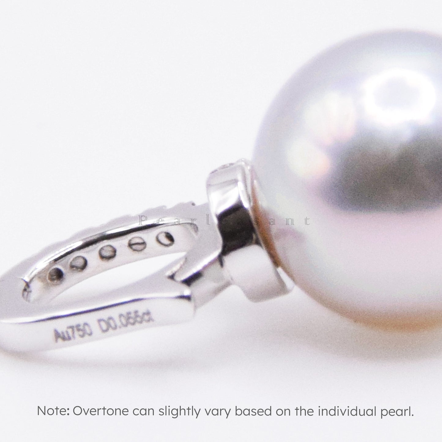 Sale - Madama PSL Certified 9.0-9.5mm Akoya Pearl Diamond Clasp Pendant Only