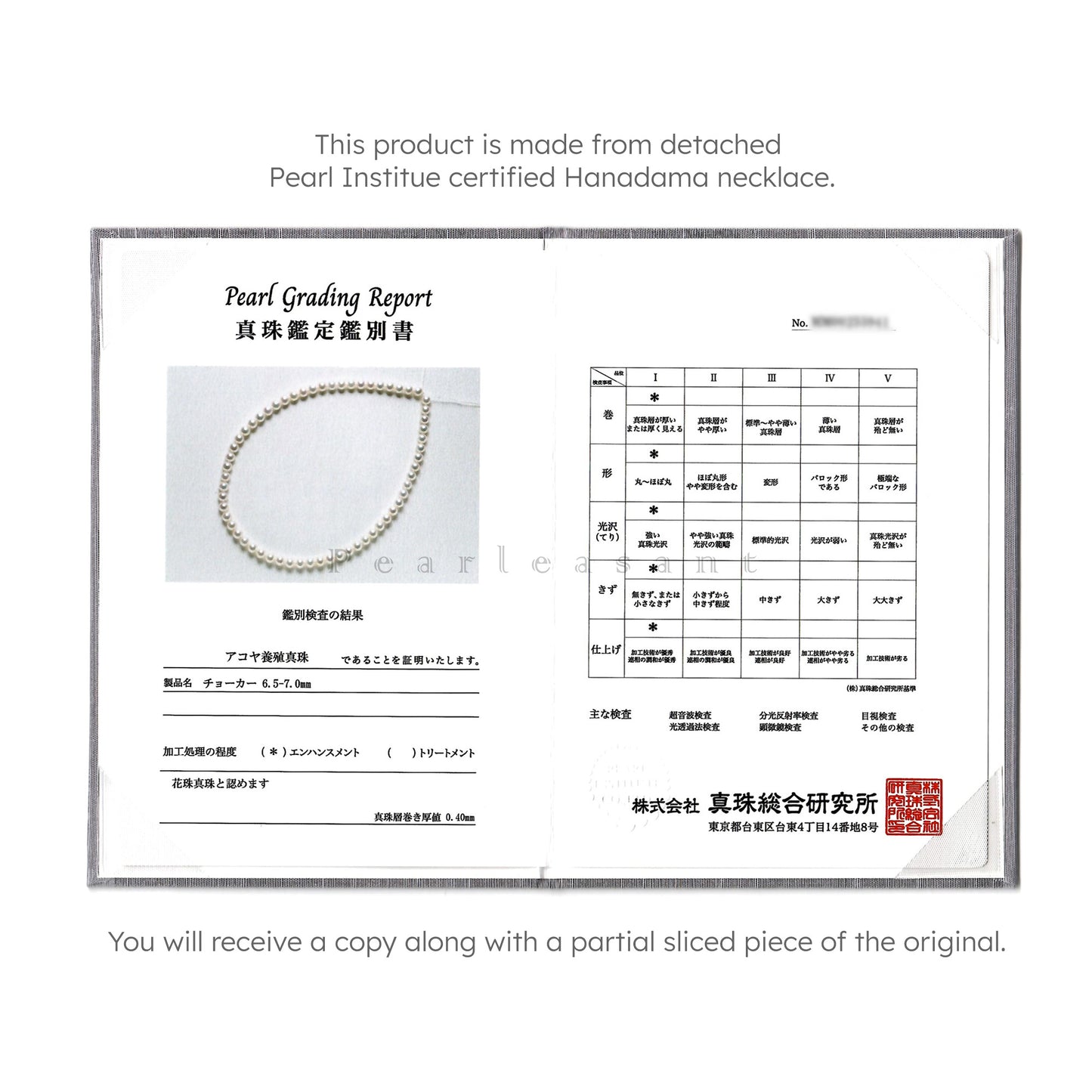Hanadama Grade Adjustable Five 6.5-7.0mm White Akoya Pearls 14K Gold Station Necklace