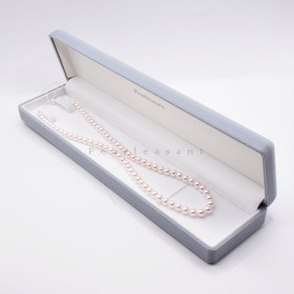 PSL Certified Rose Premium 5.0-5.5mm White Akoya Pearl Necklace