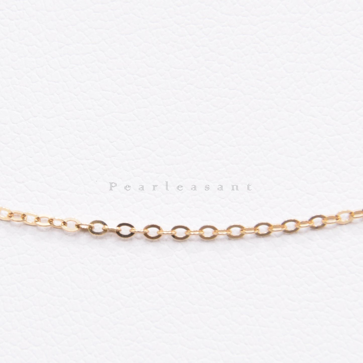 Solid 18K Gold O-shape Chain
