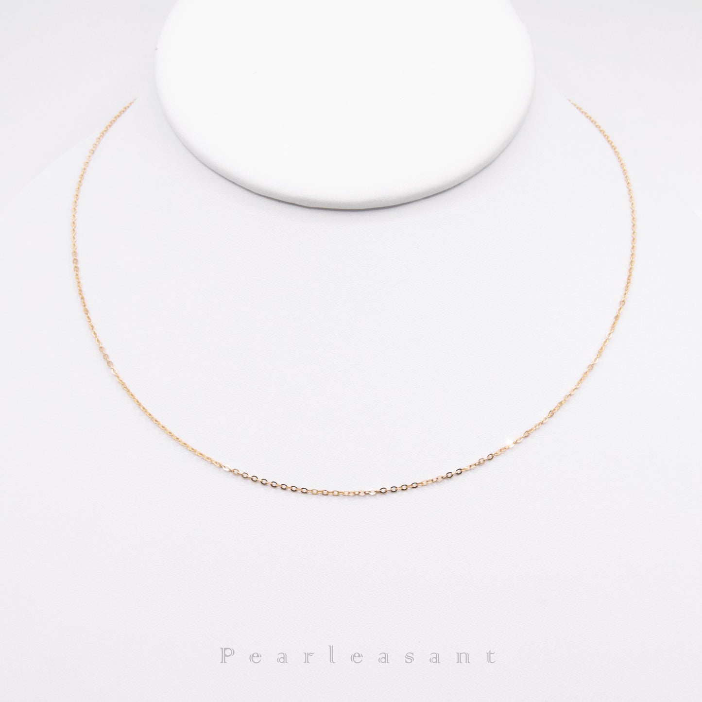 Solid 18K Gold O-shape Chain