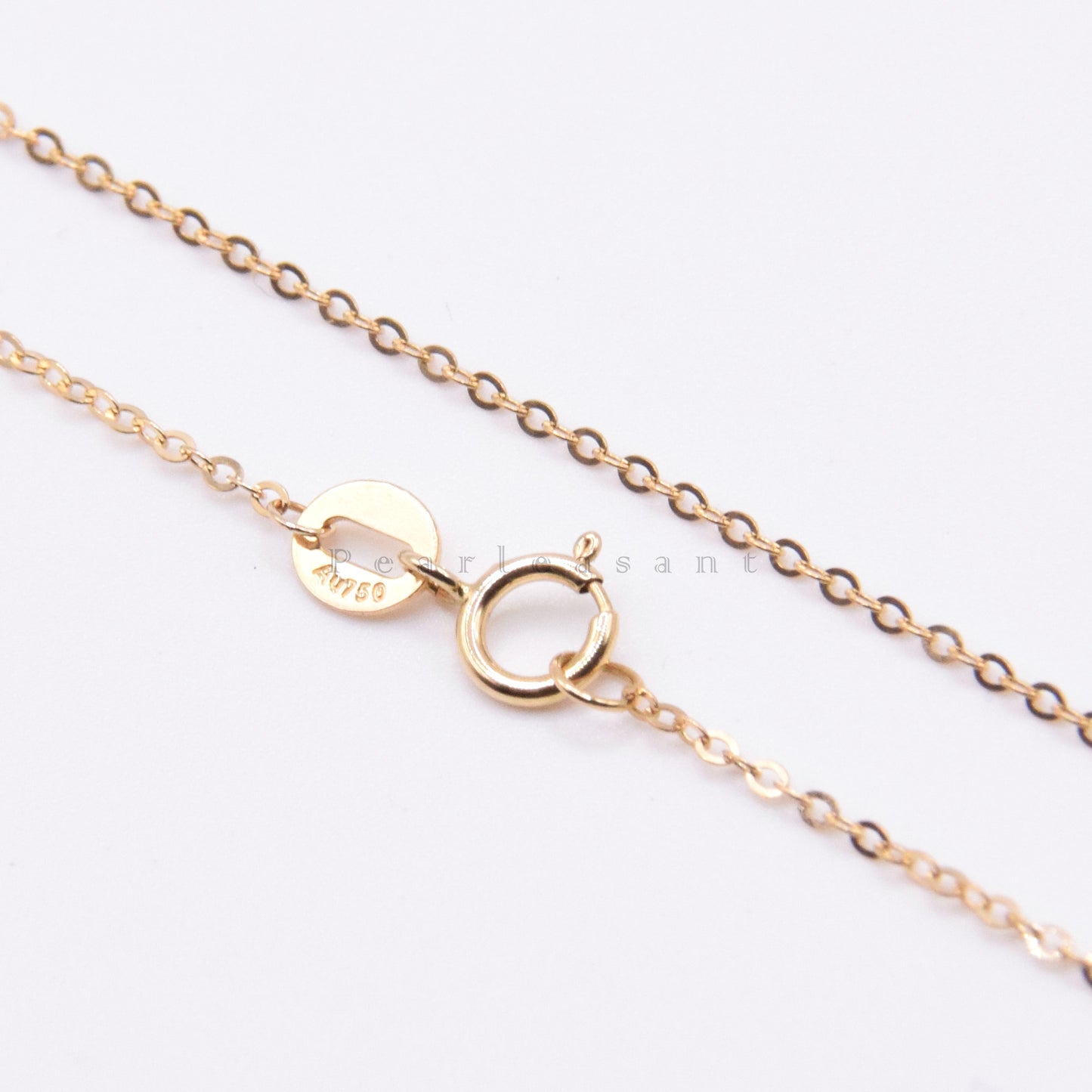 Solid 18K Gold O-shape Chain