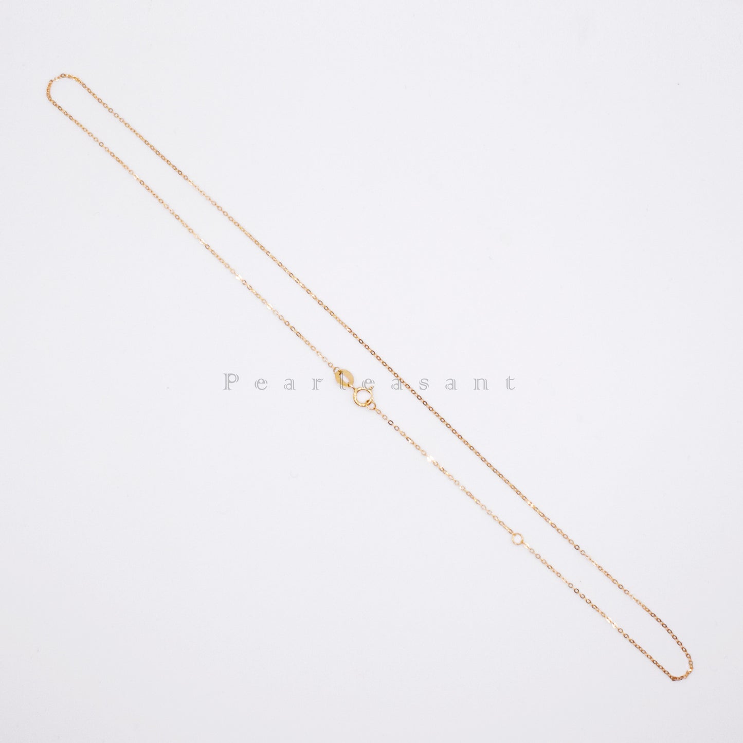 Solid 18K Gold O-shape Chain